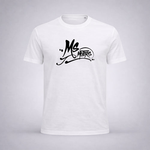 T-Shirt MS MOTORS Blanc