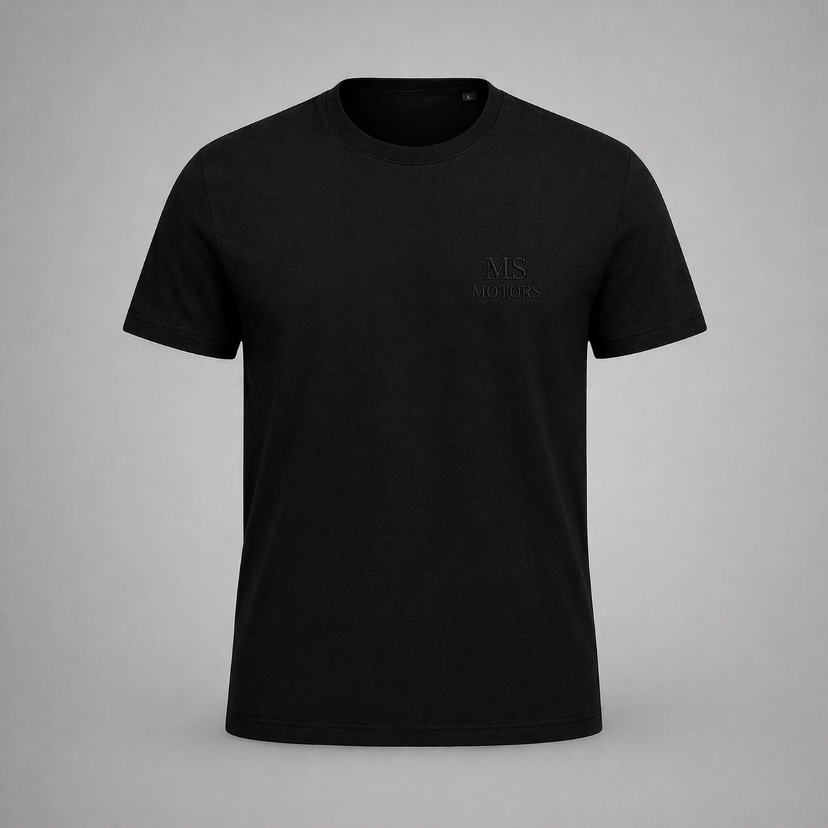 T-Shirt MS MOTORS Discret Noir